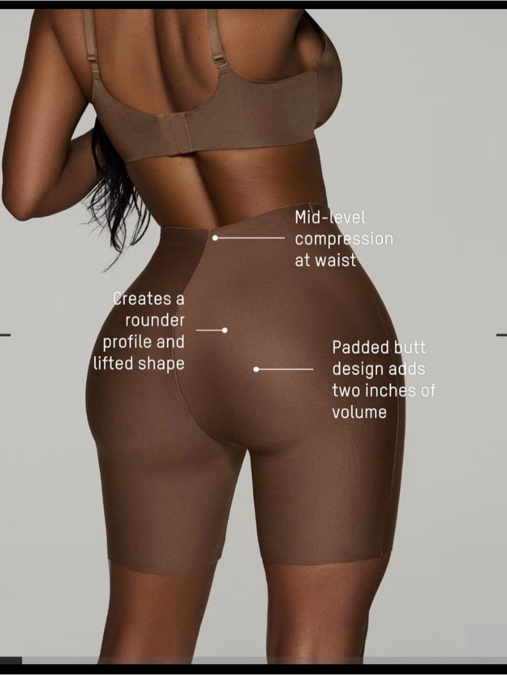 Skims BUTT & HIP Enhancement Mid Thigh Shorts